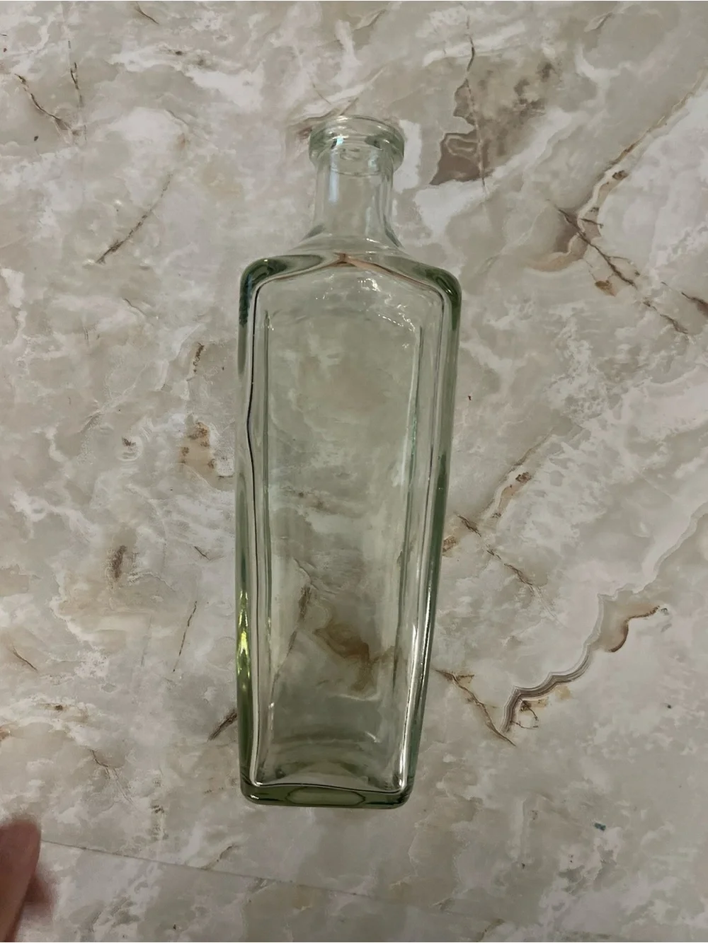 Spirits & Spice Glass Oil/Vinegar Bottle Set, Clear with Red Stopper 750 ML